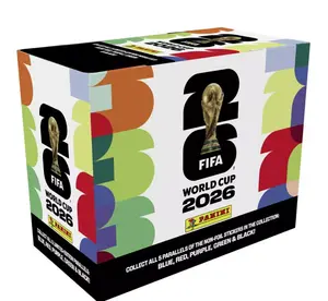 Panini 2026 FIFA World Cup Soccer 25-Pack Sticker Box