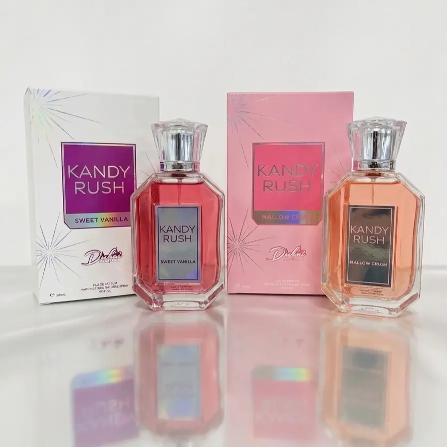 Kandy Rush Sweet Vanilla & Mallow Crush Perfume 100ml | Gourmet Sweet & Marshmallow Long Lasting EDP Perfume Duo