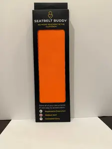 SEATBELT BUDDY Orange Vehicle organizer No More Glovebox - Car Accessories