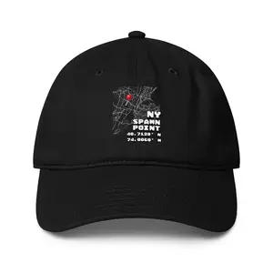 Spawn Point New York Low Profile Baseball Dad Hat – Gamer Streetwear Map Cap
