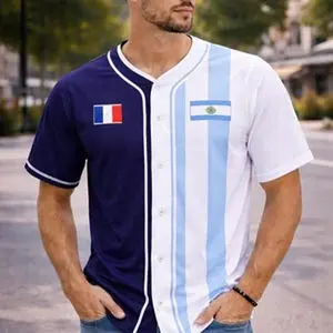 Half Half Baseball Jersey,   World Cup 2026 Shirt baseball jersey,  World Cup Baseball Jersey Gift