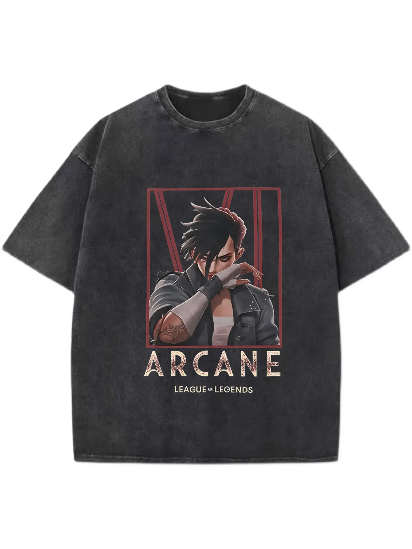 Men's Arcane Graphic T-shirt, Retro Distressed 100% Cotton Shortsleeve Menswear for Casual and Festive Wear, Tshirt, Top, Retro Vibes