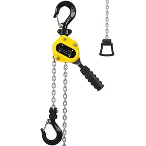 GARVEE Manual Lever Chain Hoists: 0.25T to 1.5T, 5Ft to 20Ft Lifts, Heavy Duty with 360° Hooks, Ideal for Automotive and Industrial Use, Featuring Efficient Ratchet Mechanism and Durable Construction.