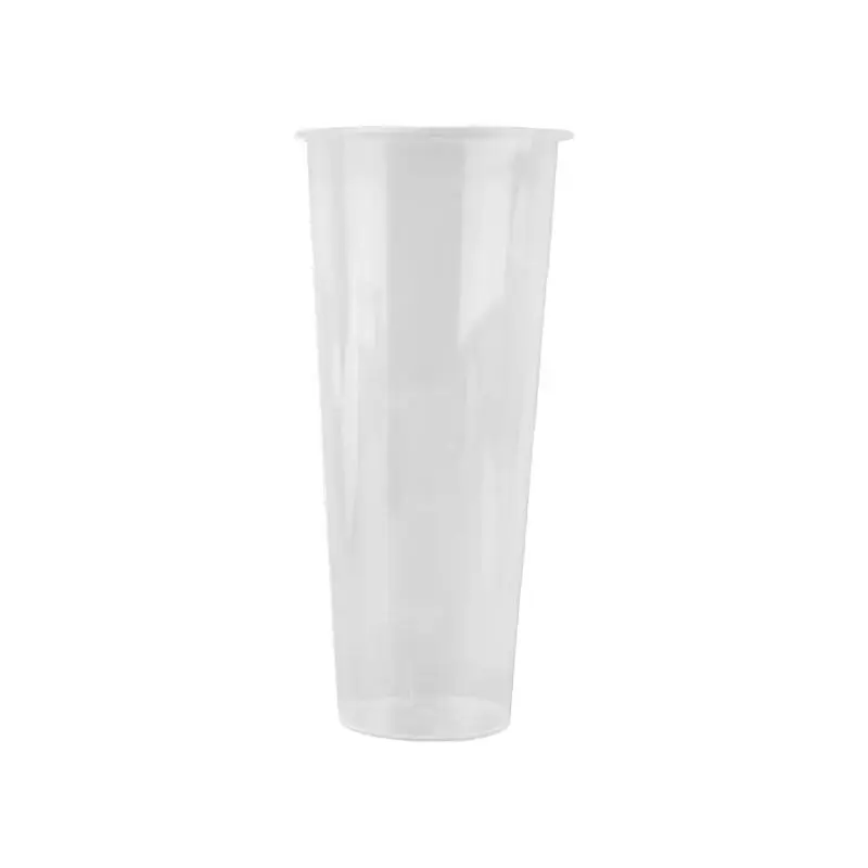 32oz (90mm Diameter) Clear Premium PP Injection Plastic Cups - 500 Pieces/Case