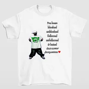 Never Forgotten Soulja Boy Shirt Highlighting Nostalgic and Iconic Design Perfect for Music Enthusiasts