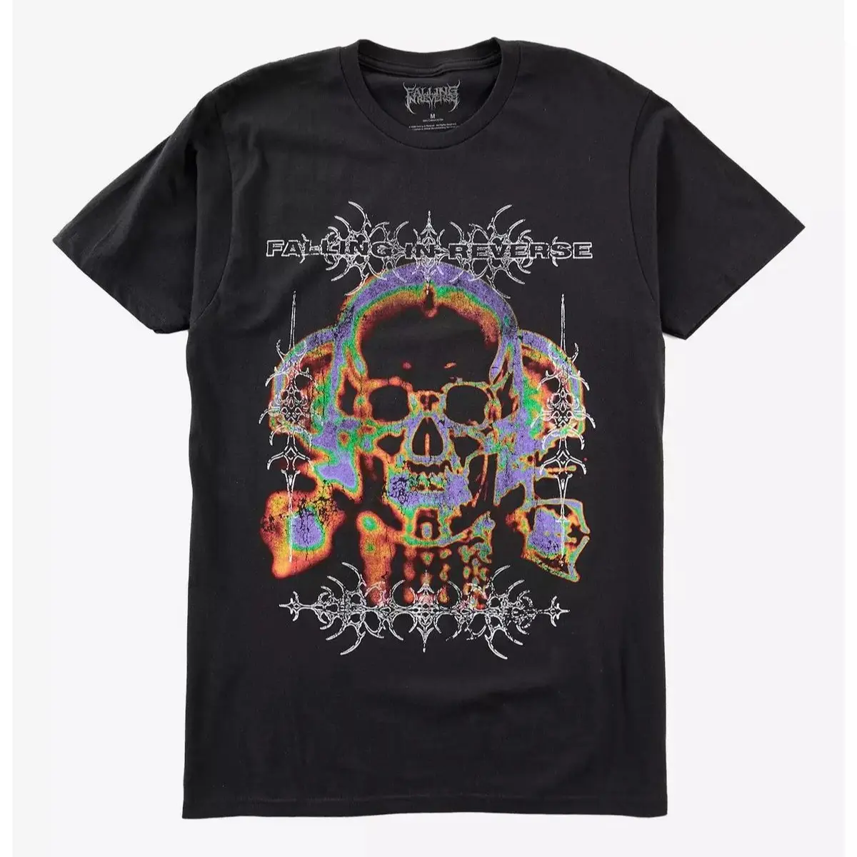 Falling In Reverse Skull Trio T-Shirt, 90s Graphic Tee, Unisex T-Shirt All Sizes
