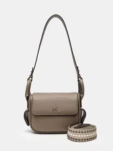 Minimalist Luxurious Alligator Texture American Woven Shoulder Bag, Vintage Soft Leather Crossbody Bag for Women, Casual Weekend, Adjustable Crossbody Bag