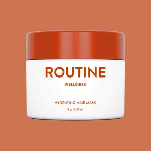 Routine Wellness Deep Conditioning Hair Mask for Dry Damaged Hair - Hydrating, Moisturizing Repair Treatment - Promotes Volume - 8 oz