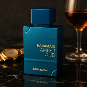 AL HARAMAIN AMBER OD AQUA DUBAI EDP 2.5 FL.OZ Extrait De Parfum with Amber & Oud Notes for Everyday Wear & Special Occasions