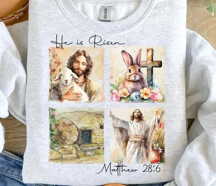 He is Risen DTF Transfers - THIS IS NOT A SHIRT