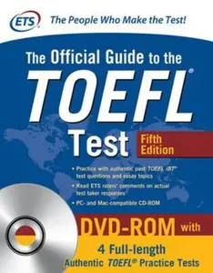 USED-The Official Guide to the TOEFL Test with DVD-Rom, Fifth Edition by Educational Testing Service (Paperback)