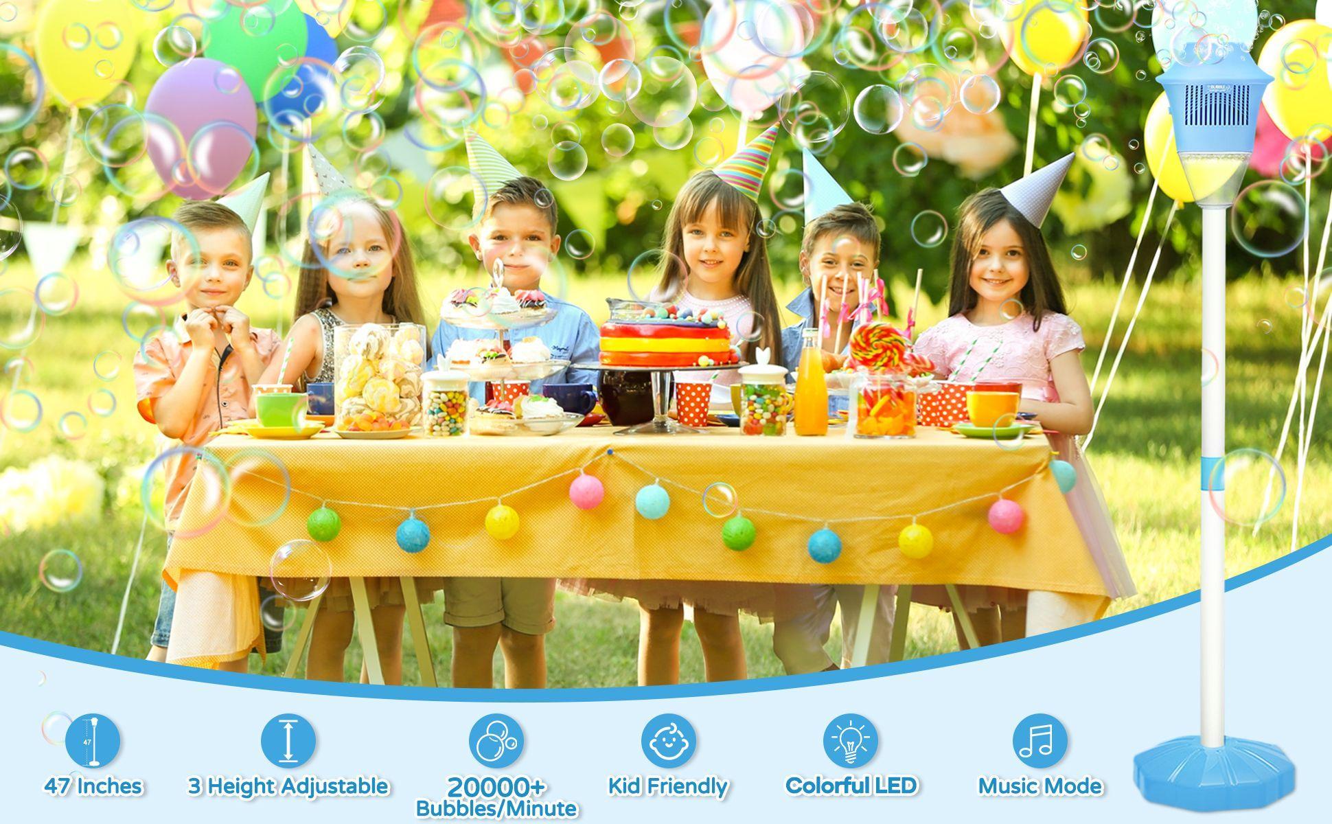 Automatic Handheld Bubble Machine for Kids, Bubble Maker Spring Summer Toys with Lights, Outdoor Rechargeable Blower Best Easter Gift for Children Automatic Handheld Bubble Machine for Kids, Bubble Maker Spring Summer Toys with Lights, Outdoor Rechargeable Blower Best Easter Gift for Children