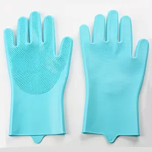 Pet bath gloves, pet massage brush, dog friction bath products, gentle hair removal cleaning gloves, dense bristle design, suitable for cats and dogs of all body types, a must for pet bathing, available in all seasons