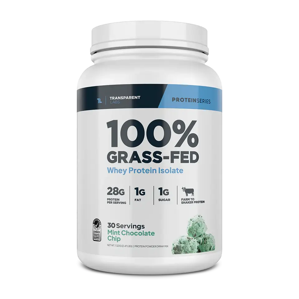 Transparent Labs Grass Fed Isolate - Whey Protein Isolate (30 Servings)
