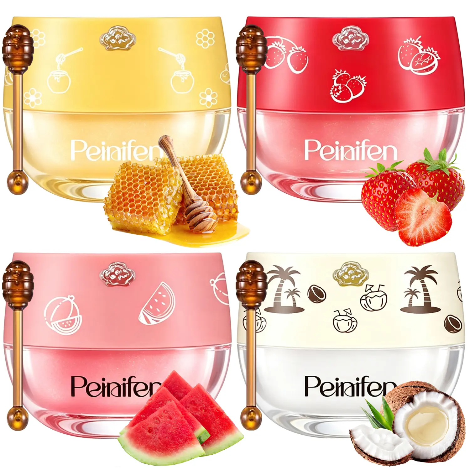 Honey, Strawberry, Watermelon & Coconut