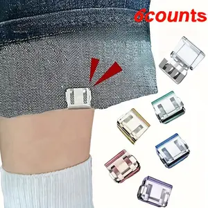 Jeans Leg Shortener, 6 Counts/set Invisible Fixed Clip, No Sew Hidden Clip, Pants Leg Shortener, Pants Leg Shortener Tool, Sewing Supplies