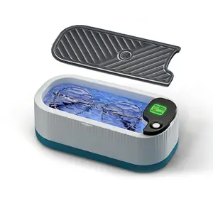 Ultrasonic cleaner:48 kHz ring cleaner, 24W ultrasonic cleaner, Durable, Portable, suitable for Jewelry Eyeglasses Rings Watch Strap Dentures Gift Efficient Deep Cleaning,Ideal for use at home and when traveling.