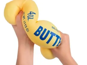Slow-Rising Butter Squishy, Stress Relief Item for Classic & Novelty Toys Collection，and fun for kids and adults!A must-have desk fidget toy and a great gift for anyone who loves squishies!