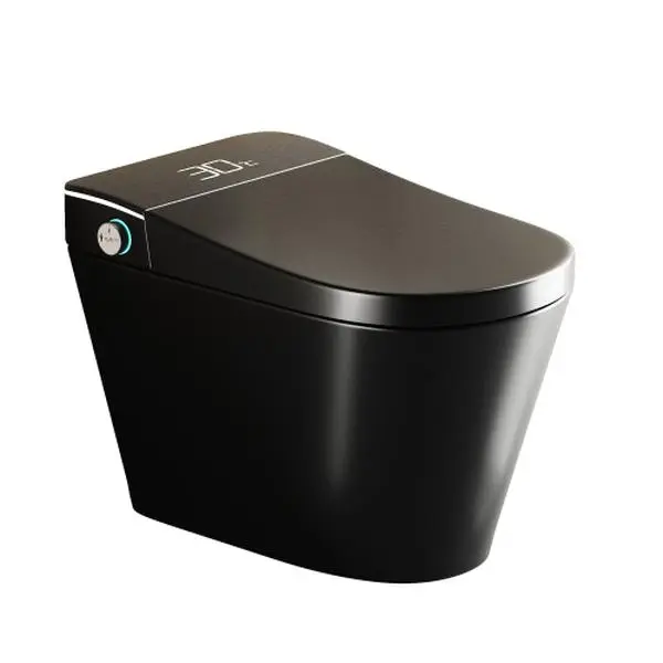 Bellemave 1-Piece Smart Toilet with Built-In Bidet System, Motion Sensor Auto Open/Close Seat, Warm Water, Dryer, Night Light, Wireless Control - Home Improvement Bathroom Fixture for Motion Sensor Auto Open, Water Flush, Bidet System Toilets