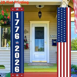 American Flag Eagle Banner, Polyester Material, Patriotic Party Decor, Independence Day Yard Decoration, Ideal Gift for Parties and Holidays