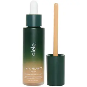 ciele  tint & PROTECT medium coverage serum foundation with SPF 50+ Brightening Concealer
