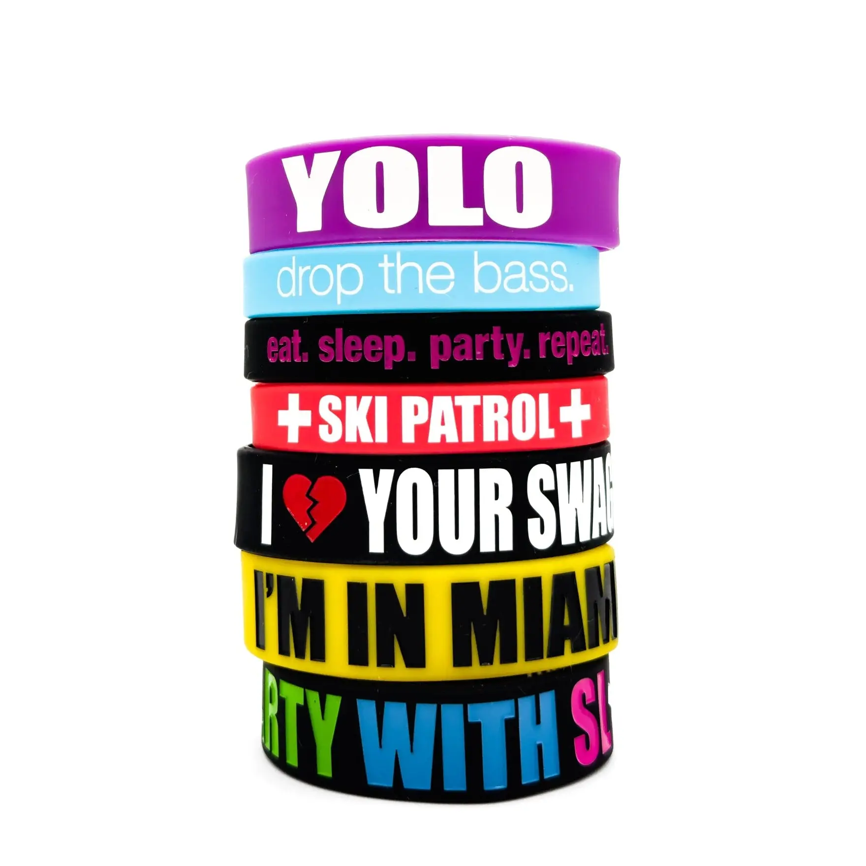 7x SWAG ERA WRISTBAND BUNDLE BRACELET PACK 7x SWAG ERA WRISTBAND BUNDLE BRACELET PACK