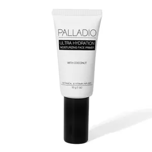 Palladio Ultra Hydration Primer, Fills in Fine Lines and Pores, Formulated with Coconut Oil, Non Greasy Finish, Fast Absorbing