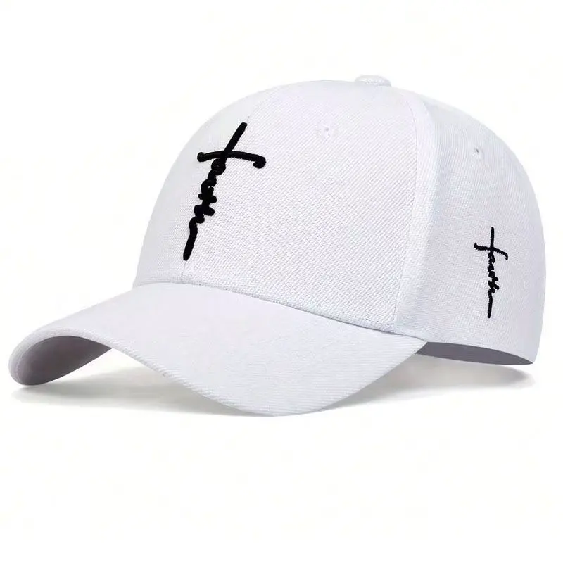 Fashionable and individualistic cross-stitch pattern baseball cap, adjustable sun protection cap, casual cap, specially designed for outdoor sports, suitable for all seasons, travel, beach and vacation.
