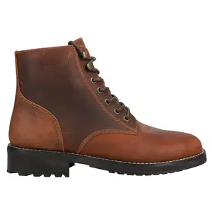 Dingo Mens Huck Lace Up Casual Boots Ankle - Brown