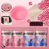 Wax Bean Hair Removal Kit, Easy Hair Removal, Hypoallergenic Hard Wax Beans, Depilatory Wax for Body, Face, Brazilian & Bikini, Home Waxing, Long-Lasting Smooth Results, Hard Wax Beads for Hair Removal