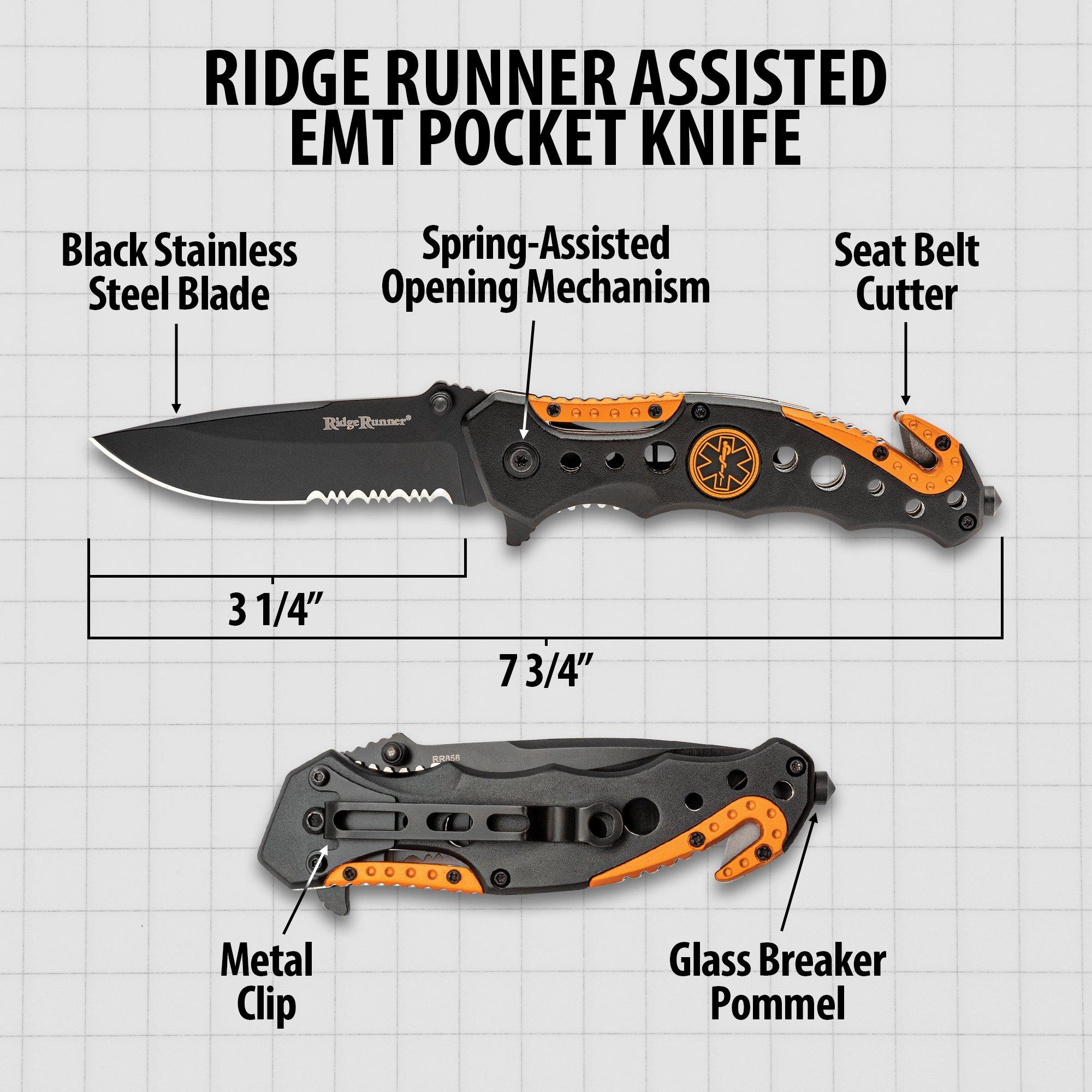 Ridge Runner Assisted EMT Pocket Knife