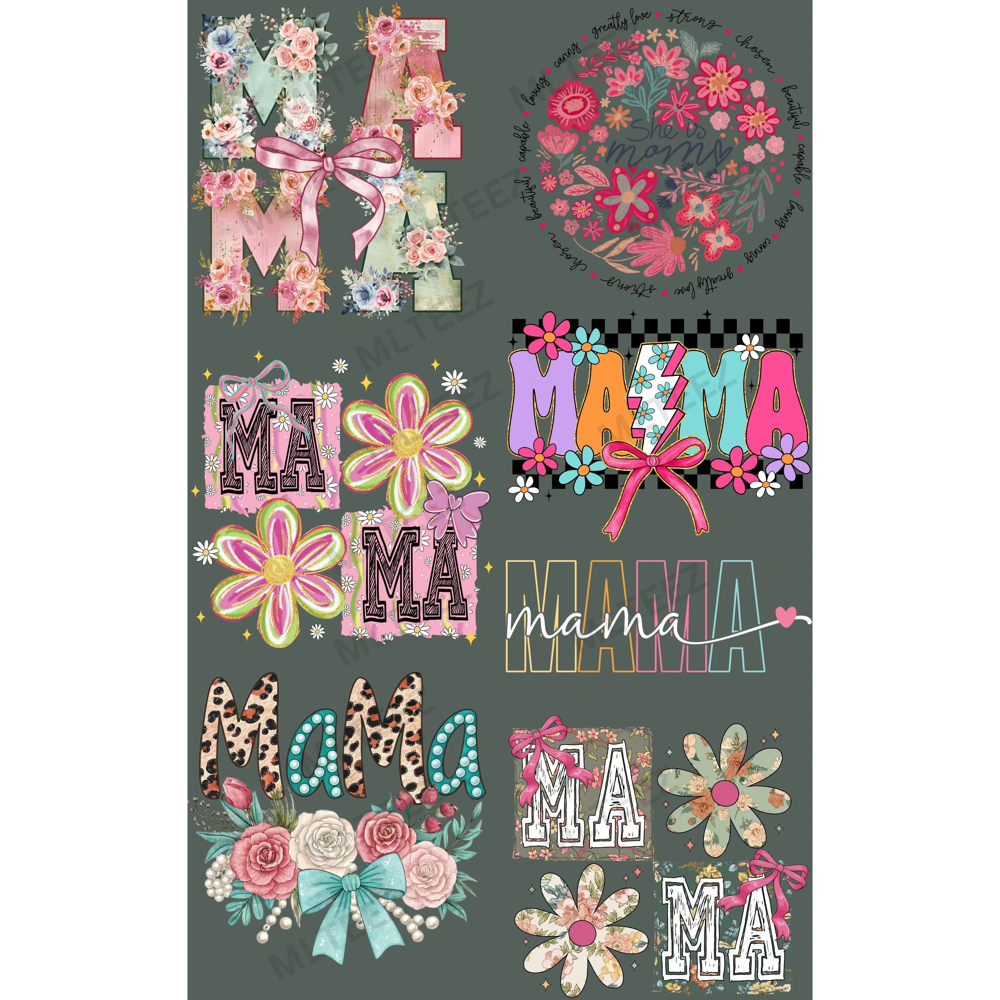 MAMA (4)  - 22X36  DTF TRANSFERS - DIRECT TO FILM