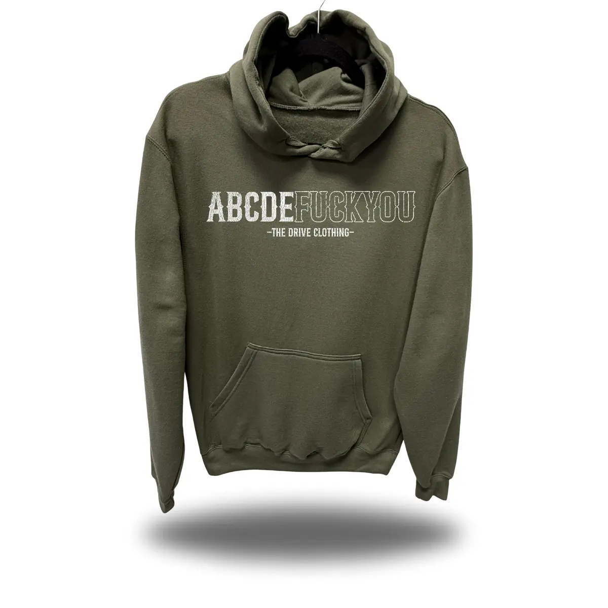 ABCDEF*CKYOU HOODIE MILITARY GREEN