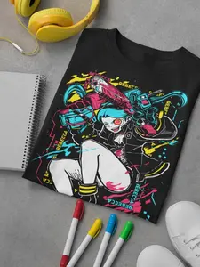 Edgerunners Neoncore Rebecca Unisex Graphic Tee, Edge Runner Shirt, Cyberpunk Edgerunners, Lucy Shirt, Neoncore, Graffiti Shirt