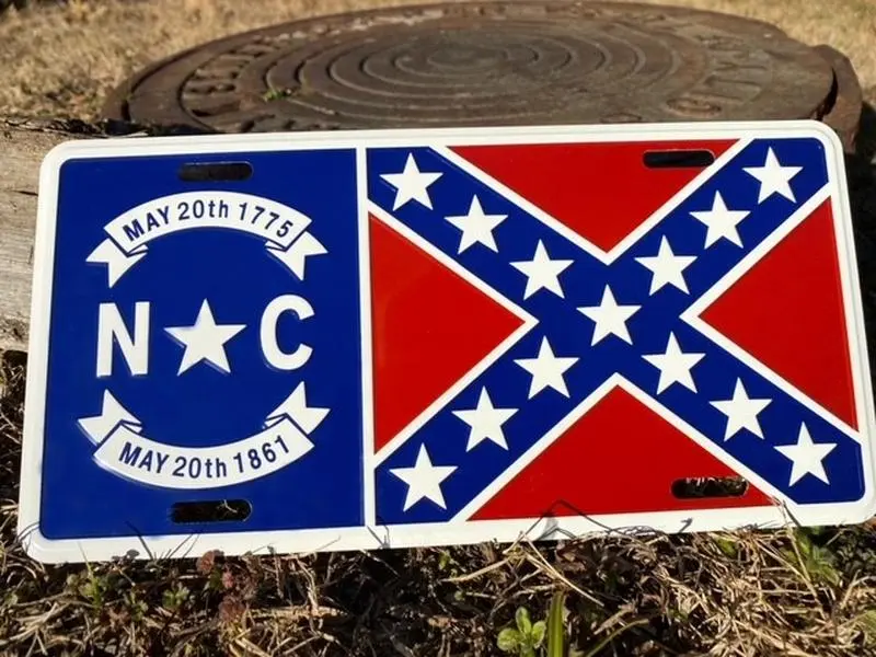 North Carolina Confederate Plate