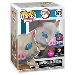 Funko POP! Inosuke Hashibira Demon Slayer #870 [Flocked]