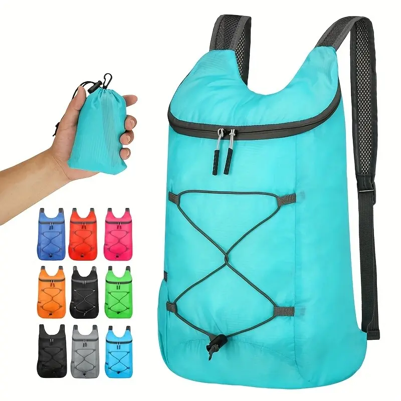 Ultra-Light Foldable Backpack, Durable Daily Use Bag, Ideal for Outdoor Activities and Sports, Perfect for Camping and Cycling, Bicycle Backpack