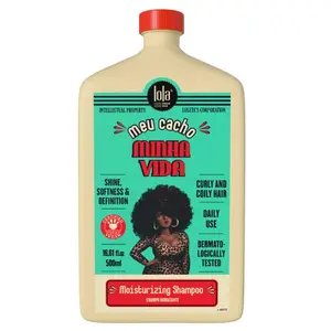 Lola From Rio - Meu Cacho Minha Vida Hydrating Shampoo For Defined, Soft, Vibrant Curls, Nourishing, Moisturizing, Paraben, Sulfate-free 16.9 Fl Oz