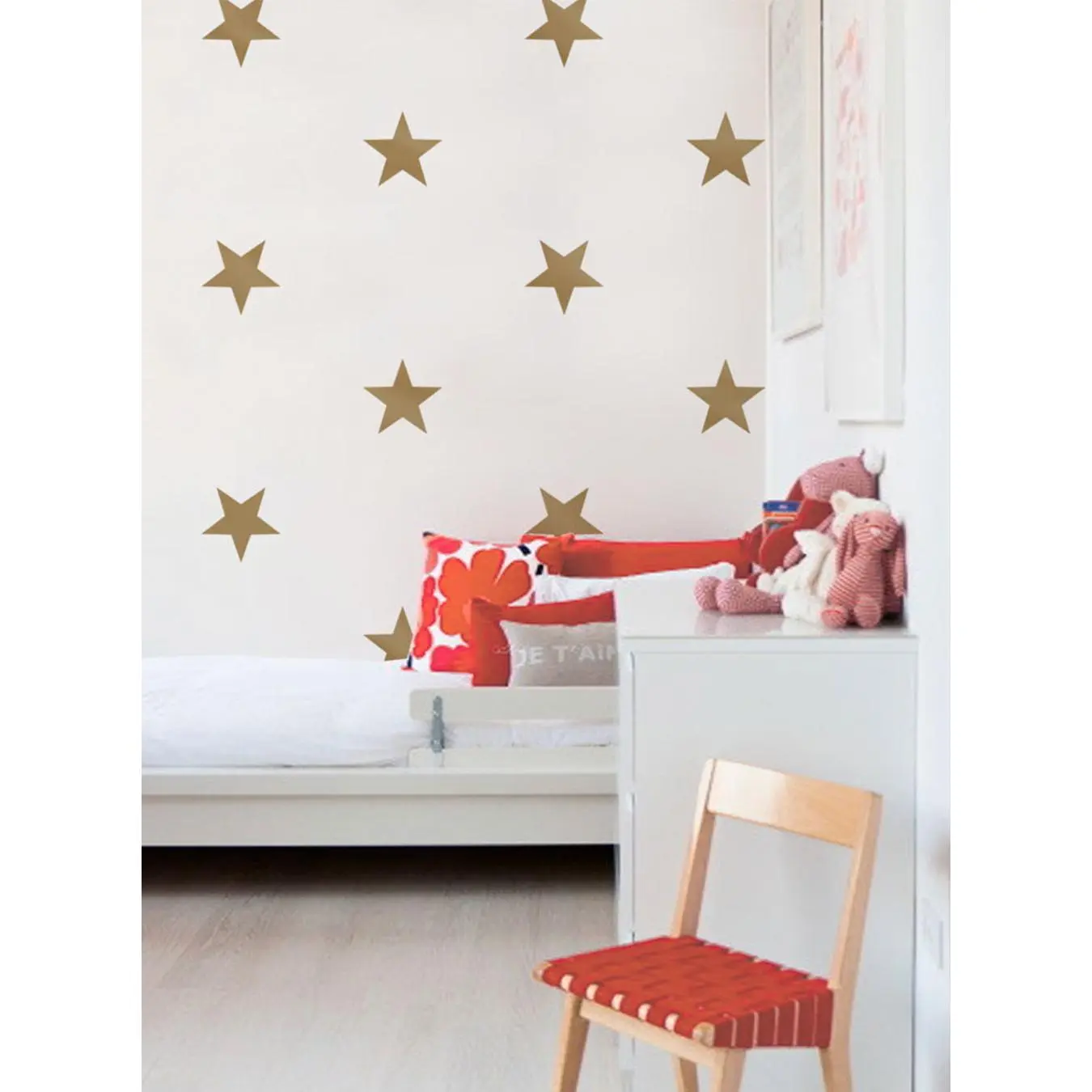 Kids Large Stars Vinyl Wall Decals - Decorative Stickers for Home Decor, Decals Wall Stickers