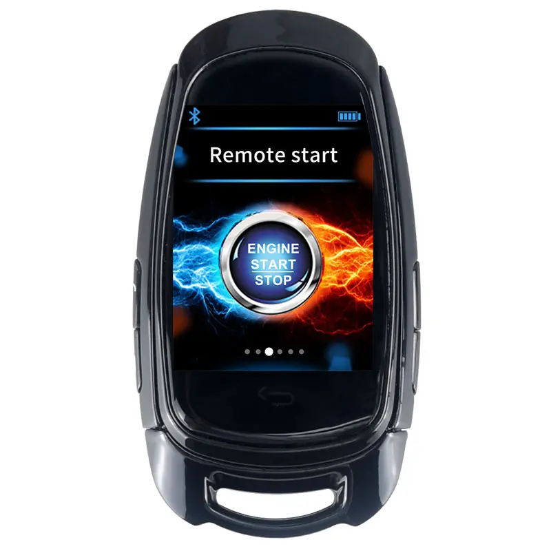 High Resolution Touch Sense LCD Smart Car Key Case Free Installation In USA Luxury Non Destructive Upgrade Specifically Designed For USA Keyless Engine Start Stop Cars