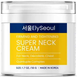 ElySeoul Korean Skin Care Neck Cream: Neck Firming Cream with Peptides, Niacinamide & Hyaluronic Acid for Firming, Toning, and Reducing Wrinkles