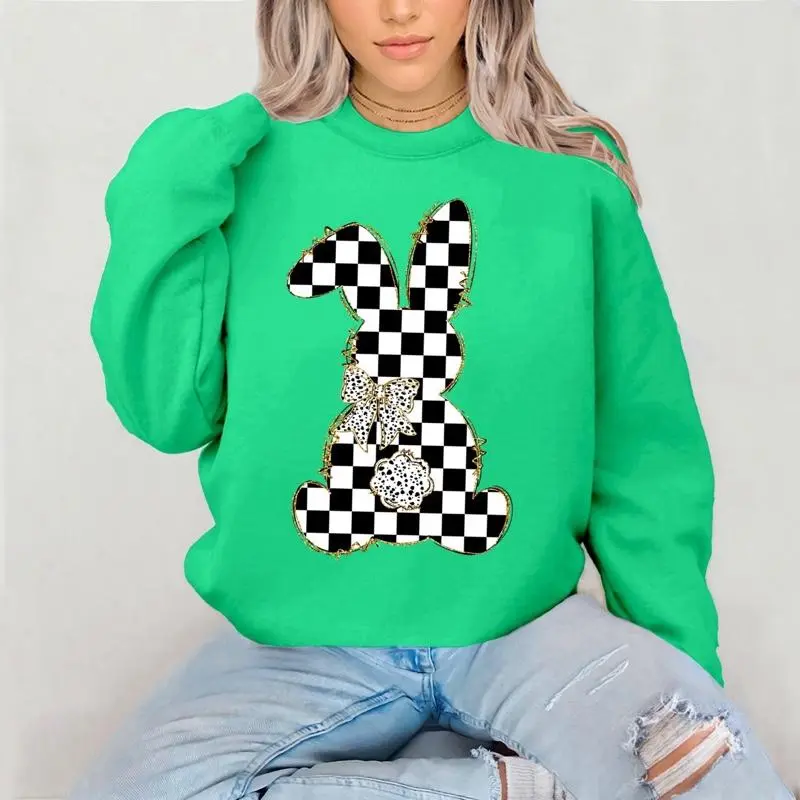 Black And White Checkered Bunny