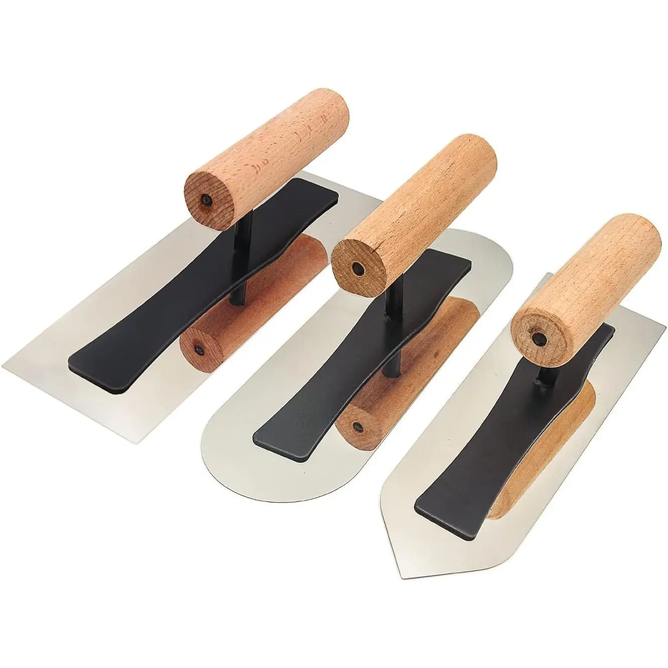 Stainless Steel Venetian Plaster  Finishing Trowel Set 3 count Art  Plastering Hand Tools