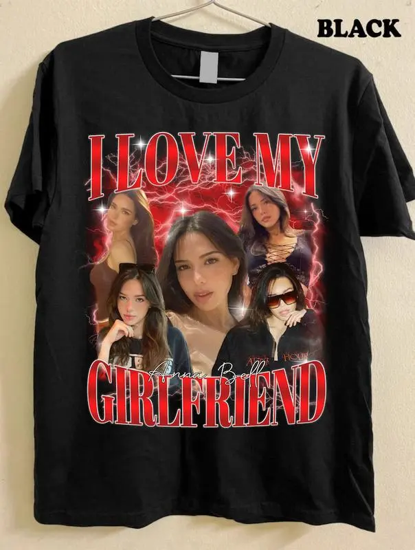 Custom I Love My Girlfriend Shirt, Customize Photo Bootleg Idea Tee, Girlfriend Photo Shirt, Shirt For Boyfriend Girlfriend, HL1528