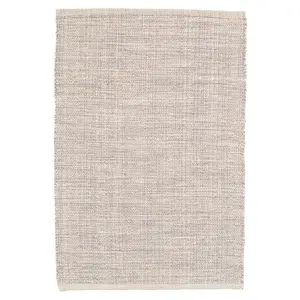 Marled Grey Handwoven Cotton Rug