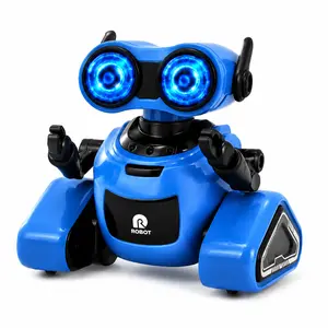 Smart RC Robot Toy - Voice & Touch Controlled, Sings & Dances with LED Eyes, Record/Repeat Kids Educational Gift for 3-6 & 6-8 Years Old