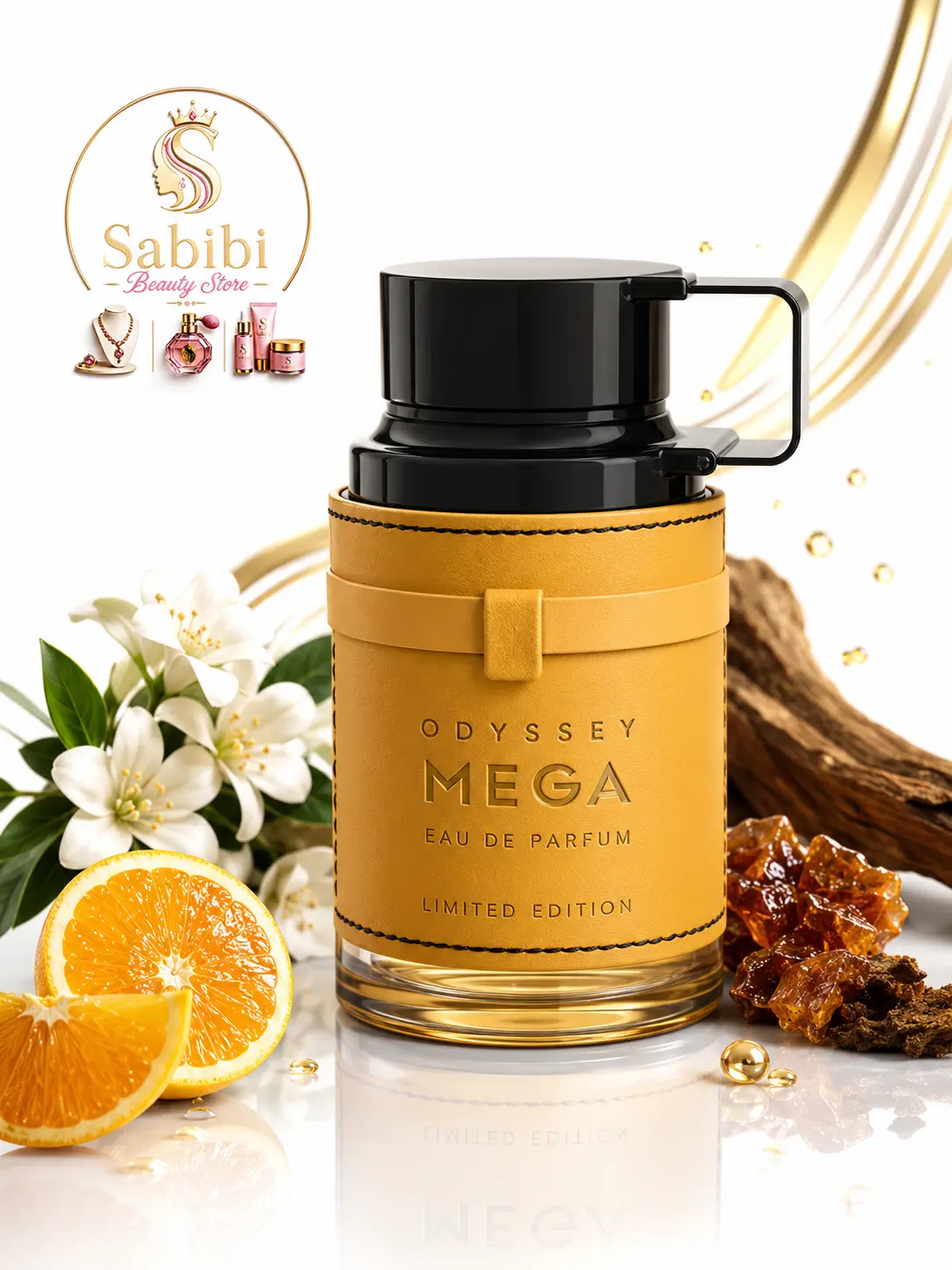 Sabibi Beauty Store Men's Odyssey Mega Eau de Parfum, Luxury Fragrance for Daily Wear