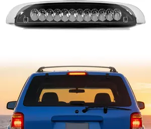 Nilight Third Brake Light Tail High Mount 3rd Stop Lights Smoked Lens Compatible with Ford Explorer 1998 1999 2000 2001 Van SUV Rear Center Cab Lamp, Led Lights Car, Brighter Led Beacon Led Backlights