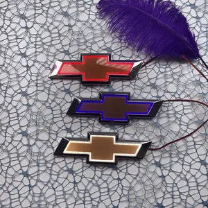 For Chevrolet Emblem CHEVROLET Emblem Lights, Rear Emblem Cold Light Illuminated Emblem Lights, Cruze, Malibu, New Jing Cheng, Captiva, Avio, Le Feng Car Stickers, Car Modification, Chevrolet Modification,, Car Accessories, Car Decorative Lights