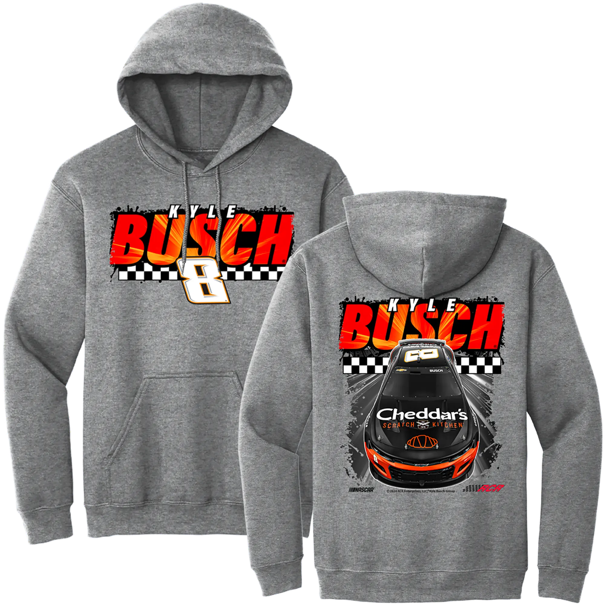 Kyle Busch Cheddar's Car Hoodie